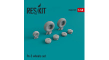 Пе-2 Петляков. Колеса шасси - RESKIT RS48-0189 1/48