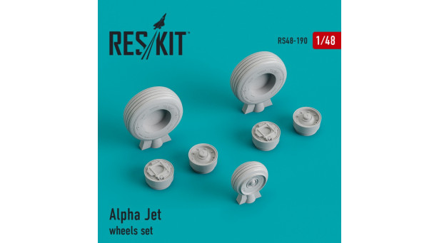 Alpha Jet A/E Dassault-Breguet, Dornier. Колеса шасси - 1/48 RESKIT RS48-0190