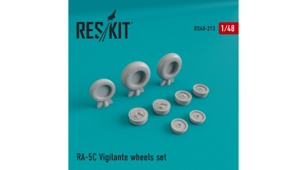 RA-5C North American, Vigilante. Колеса шасси - 1/48 RESKIT RS48-0213 RA-5C North American, Vigilante. Колеса шасси - 1/48 RESKIT RS48-0213