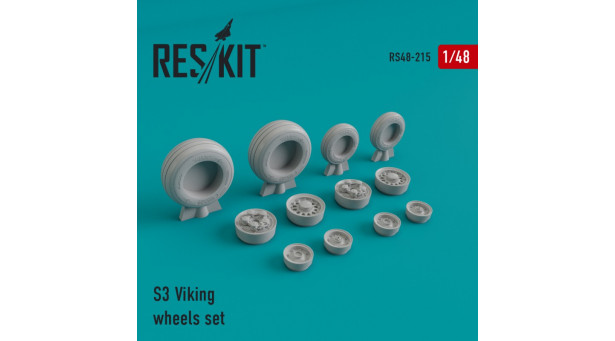 S-3 Lockheed, Viking. Колеса шасси - 1/48 RESKIT RS48-0215 S-3 Lockheed, Viking. Колеса шасси - 1/48 RESKIT RS48-0215