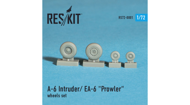 A-6 Intruder & EA-6 Prowler, Grumman. Колеса шасси - 1/72 RESKIT RS72-0001
