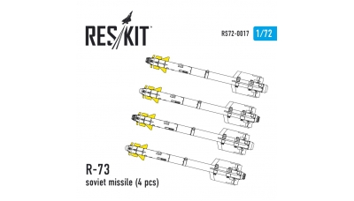 Ракета авиационная Р-73 (AA-11 Archer) класса "воздух-воздух" - RESKIT RS72-0017 1/72