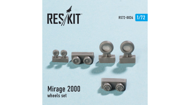 Mirage 2000 Dassault. Колеса шасси - 1/72 RESKIT RS72-0034