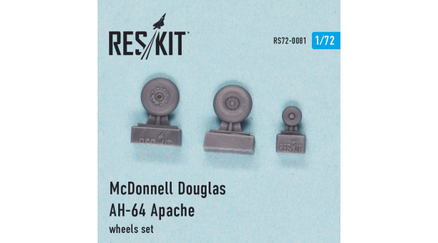 AH-64 Boeing, McDonnell Douglas, Apache, Peten. Колеса шасси - 1/72 RESKIT RS72-0081 AH-64 Boeing, McDonnell Douglas, Apache, Peten. Колеса шасси - 1/72 RESKIT RS72-0081
