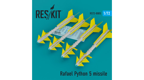Ракета авиационная Python-5 Rafael класса "воздух-воздух" - 1/72 RESKIT RS72-0085