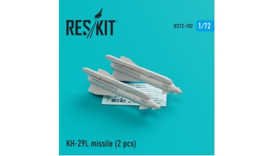 Ракета авиационная Х-29Л класса "воздух-поверхность" - RESKIT RS72-0102 1/72