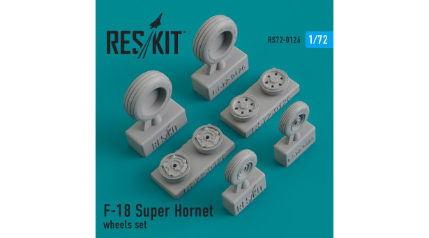 F/A-18E/F Boeing, McDonnell Douglas, Super Hornet. Колеса шасси - 1/72 RESKIT RS72-0126