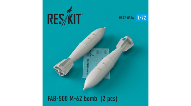 Бомба авиационная ФАБ-500 М-62 - 1/72 RESKIT RS72-0134