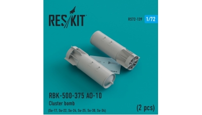 Бомба авиационная РБК-500-375 АО-10 - RESKIT RS72-0139 1/72