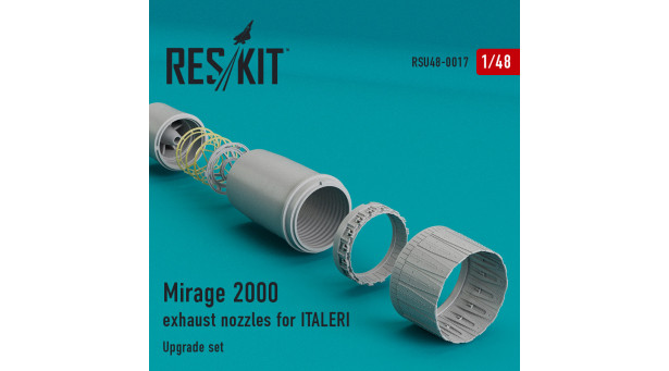 Mirage 2000C/D Dassault. Конверсионный набор (ITALERI) - 1/48 RESKIT RSU48-0017