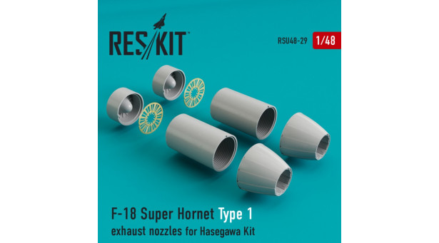 F/A-18E/F Boeing, McDonnell Douglas, Super Hornet. Конверсионный набор (HASEGAWA) - 1/48 RESKIT RSU48-0029 F/A-18E/F Boeing, McDonnell Douglas, Super Hornet. Конверсионный набор (HASEGAWA) - 1/48 RESKIT RSU48-0029