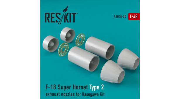 F/A-18E/F Boeing, McDonnell Douglas, Super Hornet. Конверсионный набор (HASEGAWA) - 1/48 RESKIT RSU48-0030 F/A-18E/F Boeing, McDonnell Douglas, Super Hornet. Конверсионный набор (HASEGAWA) - 1/48 RESKIT RSU48-0030