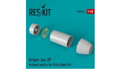 JAS 39 SAAB, Gripen. Конверсионный набор (KITTY HAWK) - RESKIT RSU48-0034 1/48