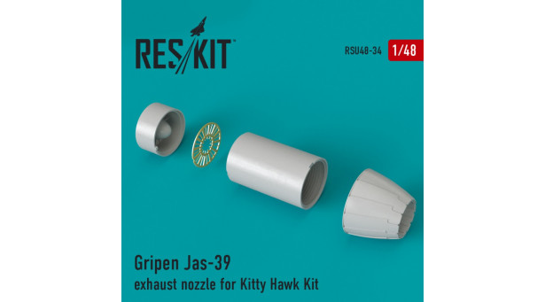 JAS 39 SAAB, Gripen. Конверсионный набор (KITTY HAWK) - 1/48 RESKIT RSU48-0034