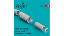 J 35 SAAB, Saab 35, Draken. Конверсионный набор (HASEGAWA) - RESKIT RSU48-0039 1/48