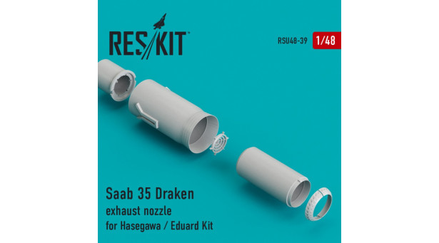 J 35 SAAB, Saab 35, Draken. Конверсионный набор (HASEGAWA) - 1/48 RESKIT RSU48-0039 J 35 SAAB, Saab 35, Draken. Конверсионный набор (HASEGAWA) - 1/48 RESKIT RSU48-0039