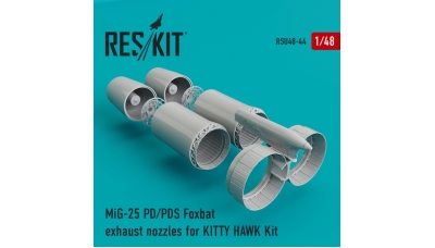 МиГ-25П/ПД/ПДС. Сопла (KITTY HAWK) - RESKIT RSU48-0044 1/48