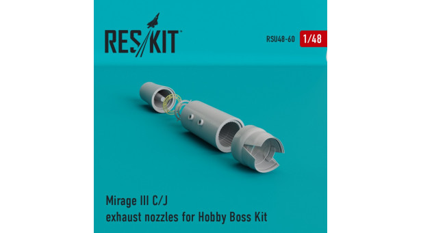 Mirage IIIC/CJ Dassault. Конверсионный набор (HOBBY BOSS) - 1/48 RESKIT RSU48-0060 Mirage IIIC/CJ Dassault. Конверсионный набор (HOBBY BOSS) - 1/48 RESKIT RSU48-0060