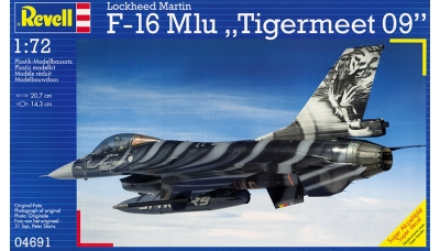 F-16AM Block 20 MLU General Dynamics, Fighting Falcon - REVELL 04691 1/72