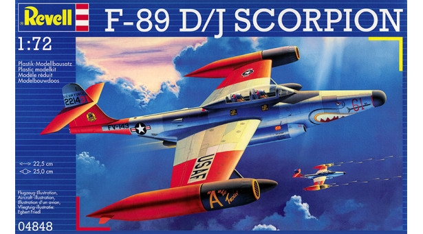 F-89D/J Northrop, Scorpion - 1/72 REVELL 04848