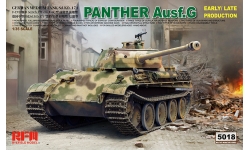 Panther, Panzerkampfwagen V, Sd.Kfz. 171, Ausf. G, MAN - RYEFIELD MODEL RM-5018 1/35