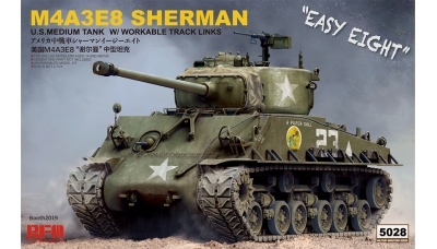 M4A3E8, Sherman, Easy Eight - RYEFIELD MODEL RM-5028 1/35