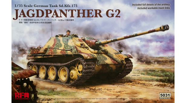 Jagdpanther (Jagdpanzer V), Sd.Kfz. 173, Ausf. G2, MIAG - 1/35 RYEFIELD MODEL RM-5031
