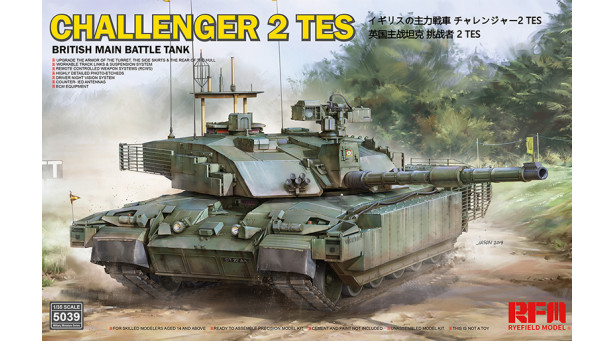 FV4034 Alvis, BAE Systems Land & Armaments, Challenger 2 TES,  Main Battle Tank (MBT) - 1/35 RYEFIELD MODEL RM-5039