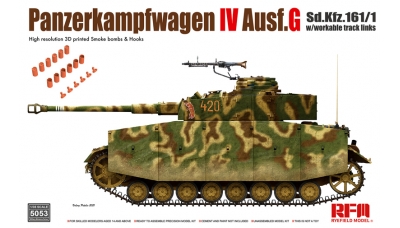 Panzerkampfwagen IV, Sd.Kfz.161/1, Ausf. G - RYEFIELD MODEL RM-5053 1/35