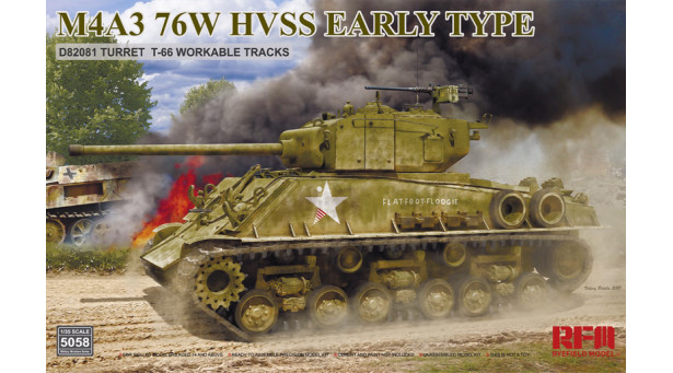 M4A3(76)W HVSS, Sherman - 1/35 RYEFIELD MODEL RM-5058