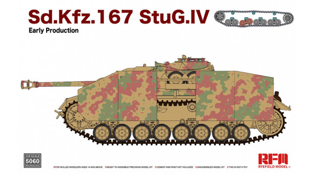 Sturmgeschütz IV, Sd.Kfz. 167, Krupp, StuG IV - 1/35 RYEFIELD MODEL RM-5060