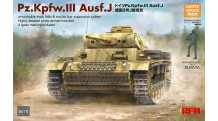 Panzerkampfwagen III, Sd.Kfz. 141/1, Ausf. J, T-III, Daimler-Benz - RYEFIELD MODEL RM-5070 1/35