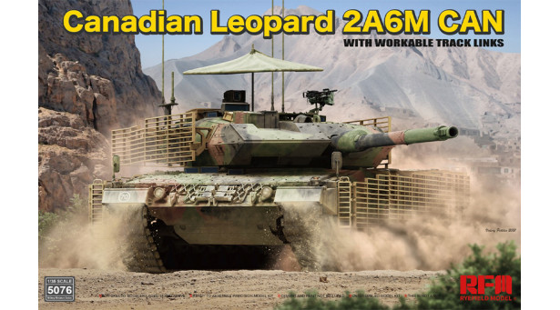 Leopard 2A6M CAN, Krauss-Maffei Wegmann - 1/35 RYEFIELD MODEL RM-5076