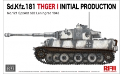 Tiger I, Pz. Kpfw. VI, Sd.Kfz. 181, Ausf. H, Henschel - RYEFIELD MODEL RM-5078 1/35