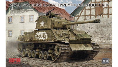 M4A3(76)W HVSS, Sherman - RYEFIELD MODEL RM-5092 1/35