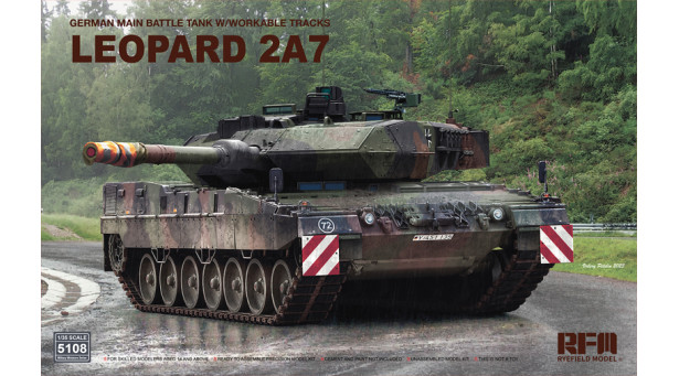 Leopard 2A7, Krauss-Maffei Wegmann - 1/35 RYEFIELD MODEL RM-5108 Leopard 2A7, Krauss-Maffei Wegmann - 1/35 RYEFIELD MODEL RM-5108