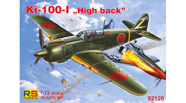Ki-100-Ia (Kou) Kawasaki, Goshikisen, Goshiki, Tony - 1/72 RS MODELS 92126 Ki-100-Ia (Kou) Kawasaki, Goshikisen, Goshiki, Tony - 1/72 RS MODELS 92126