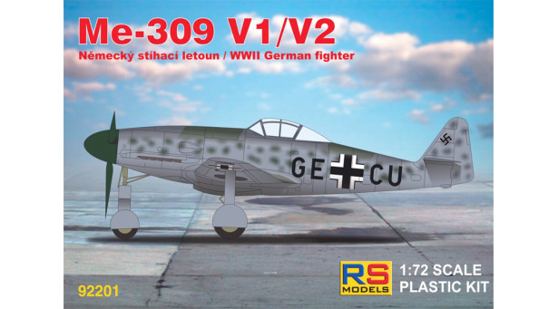 Me 309 V1/V2 Messerschmitt - 1/72 RS MODELS 92201 Me 309 V1/V2 Messerschmitt - 1/72 RS MODELS 92201