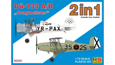 Bü 133A/B Bücker, Jungmeister & CASA 1.131L - RS MODELS 92220 1/72