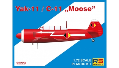 Як-11 / C-11 Let Kunovice - RS MODELS 92229 1/72