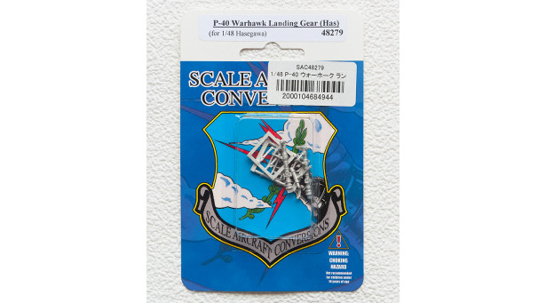 Стойки шасси для P-40E Curtiss, Warhawk (HASEGAWA) - 1/48 SCALE AIRCRAFT CONVERSIONS (SAC) 48279. Набор афтермаркета.