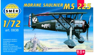 M.S.225 Morane-Saulnier - SMĚR 0838 1/72