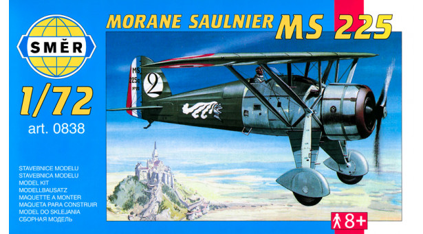 M.S.225 Morane-Saulnier - 1/72 SMĚR 0838