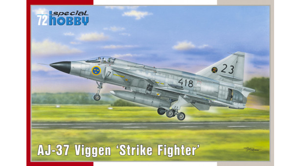 AJ 37 SAAB, Saab 37, Viggen - 1/72 SPECIAL HOBBY SH72378 AJ 37 SAAB, Saab 37, Viggen - 1/72 SPECIAL HOBBY SH72378