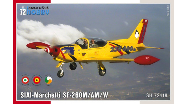 SF-260AM/M/260W Warrior, SIAI-Marchetti, Aermacchi, Leonardo S.p.A. - 1/72 SPECIAL HOBBY SH72418