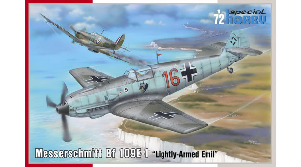 Bf 109E-1 Messerschmitt, Emil - 1/72 SPECIAL HOBBY SH72454