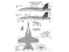 F/A-18E/F Boeing, McDonnell Douglas, Super Hornet - SUPERSCALE INTERNATIONAL 48-1088 1/48