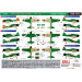 A6M2b Type 21 Mitsubishi, Zero-sen, Zeke, Zero, Rei-sen - 1/144 SWEET 14112-1000. Комплект из двух моделей