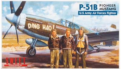P-51B North American Aviation, Mustang - SWEET 14116-1000 1/144