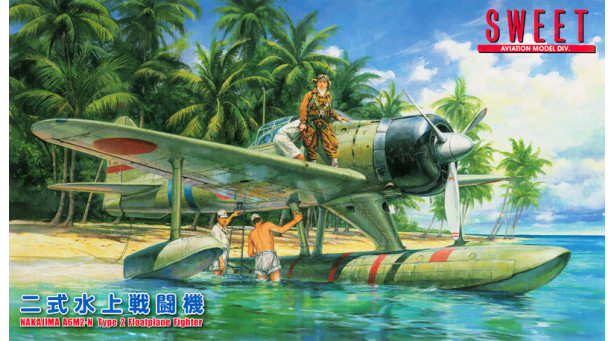 A6M2-N Nakajima, Rufe - 1/144 SWEET 14130-2000. Комплект из двух моделей с подставкой и тележкой